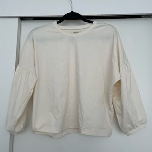 Madewell puff sleeve t shirt. New without tags, never worn.